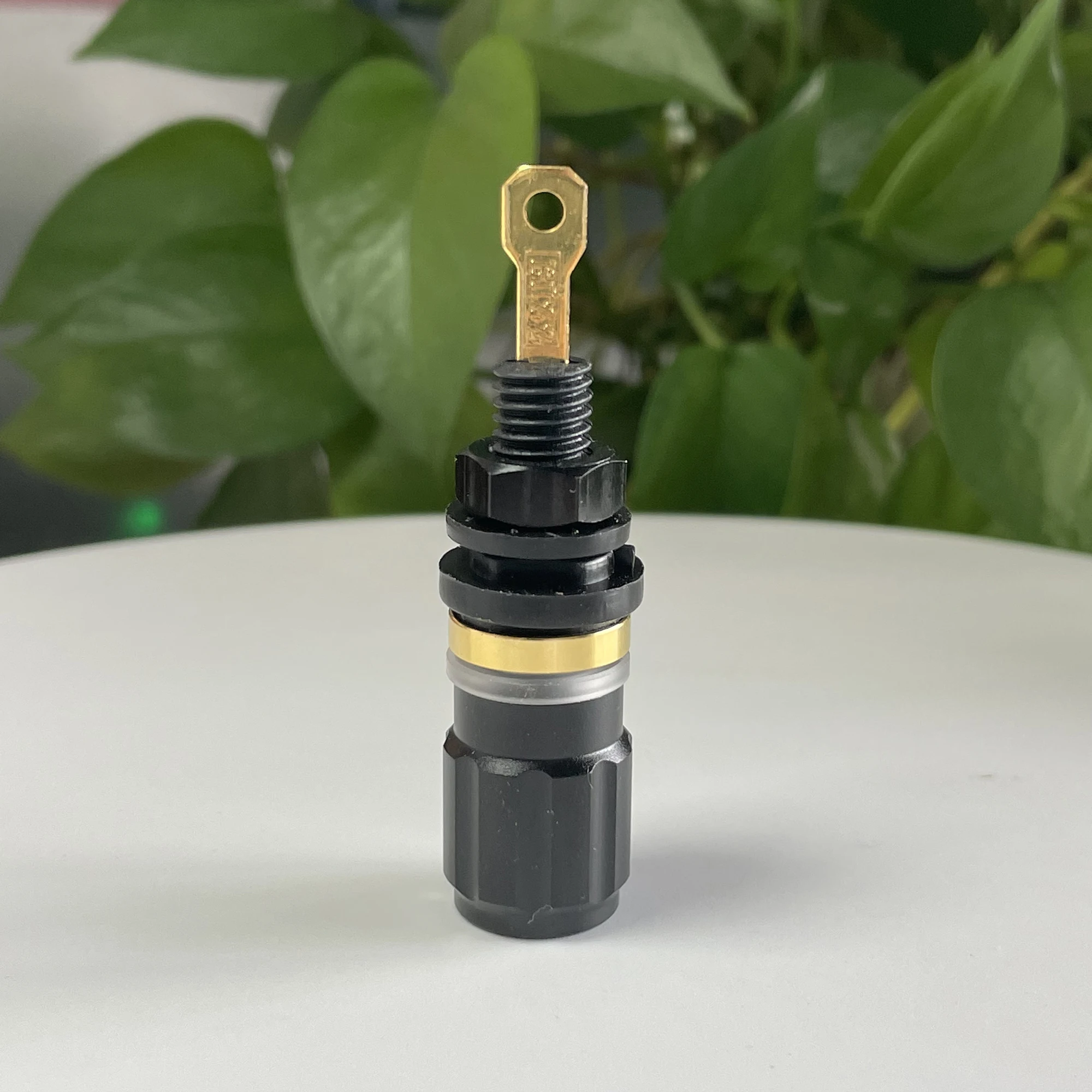 EIZZ 24K Gold Plated Speaker Terminal Binding Post Banana Plug Connector Amplifier HIFI DIY 5