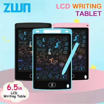 LCD 글쓰기 보드, 미술 글쓰기 그림 어린이 도구, 3 4 5 6 7 세 여아 교육용 장난감, 6.5 인치, 8.5 인치
