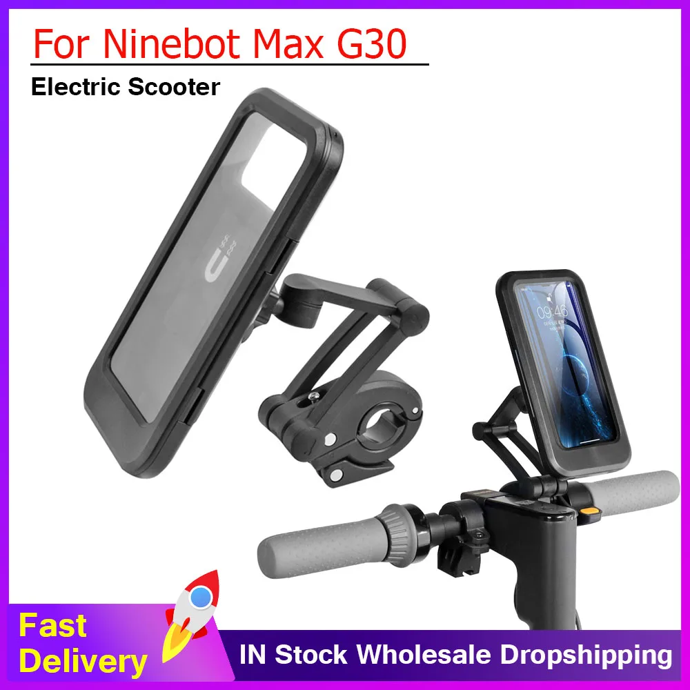 WaterproofElectricScooterMobilePhoneHolderSupportUniversalGPS360SwivelAdjustablefor