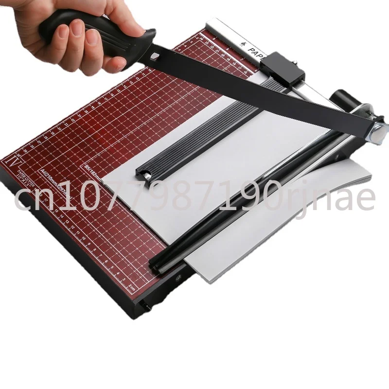 

A4 Paper Cutting Knife Manual Mini Paper Cutter A5 Paper Cutter Wooden Steel Sanction Photo Business Card Photo