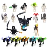 MOC Halloween Skeleton Army Mini Doll Building Blocks DIY Assembled Building Blocks Character Doll Skeleton Horse Ornaments Toy 1