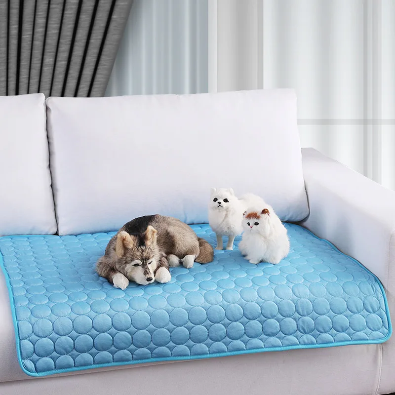 

Pet cat and dog cooling pad summer pad pet pad dog bed cat blanket sofa breathable summer washable pet supplies accessories