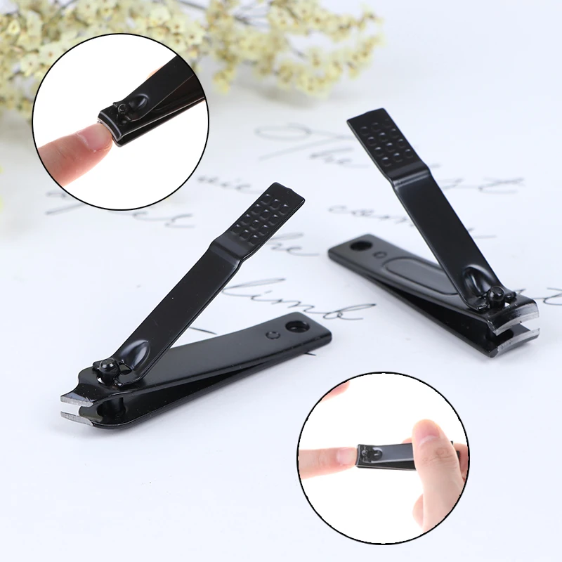 

Professional Black Stainless Steel TOE Nail Cutter Nails Trimmer Clipper Machine