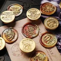 HP Slytherin Hufflepuff Ravenclaw Malfoy Wax Seal Stamp High Quality Fan Gift 1