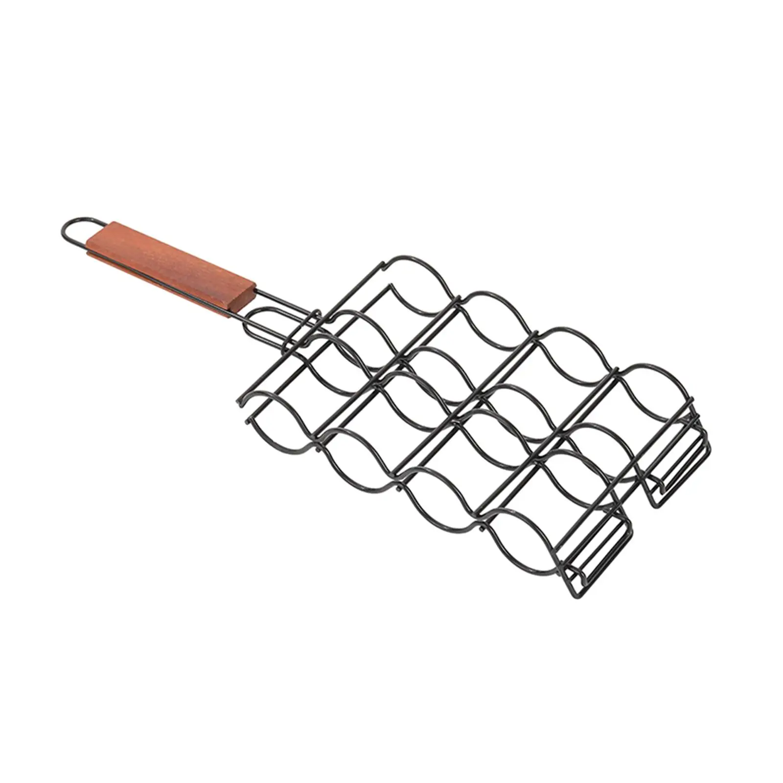 

Barbecue Corn Holder Sausage Grilling Basket Portable with Handle Barbecue Grill Basket Accessories Tools for Backyard Parties