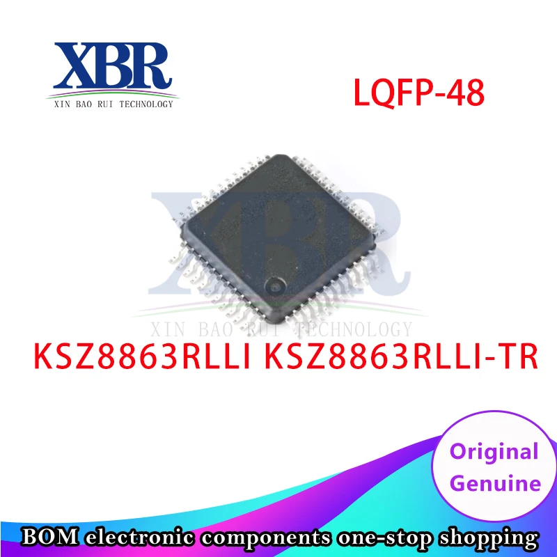 

5 шт. KSZ8863RLLI KSZ8863RLLI-TR Ethernet IC 3-port 10/100 switch (с 1 RMII)