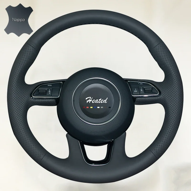 Coprivolante Per Auto Per 2013 2014 2015 Audi Q3 Q5 Capa Para Volante Treccia Sul Coprivolante Accessori Interni