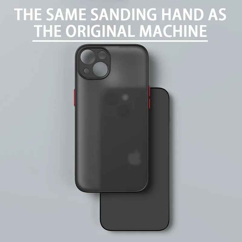 Premium Shockproof Armor Matte Case - Luxury Silicone and Hard PC Cover