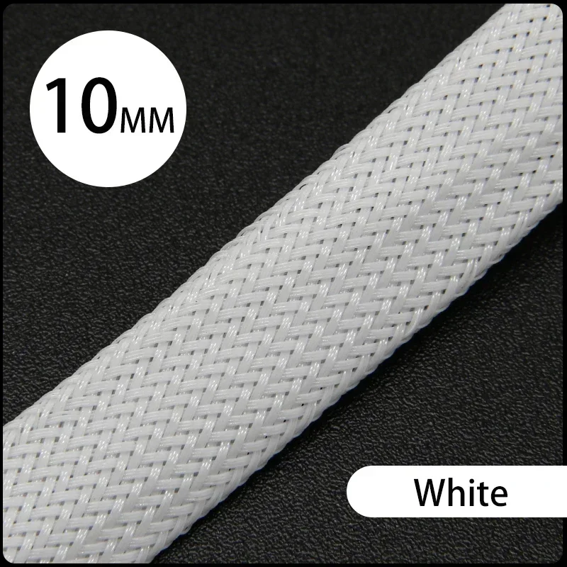 High Density Insulated PET Braid Sleeve - Custom Lengths - Premium Cable Protector Wrap