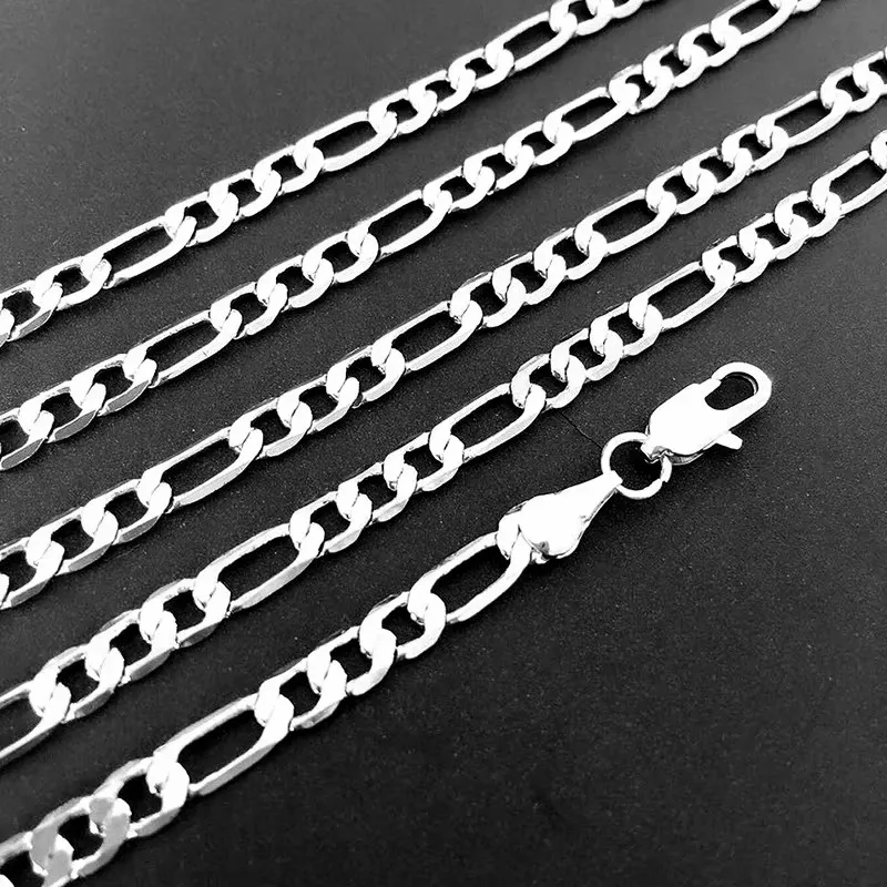 925 Sterling Silver Necklace 2- Width 40- 