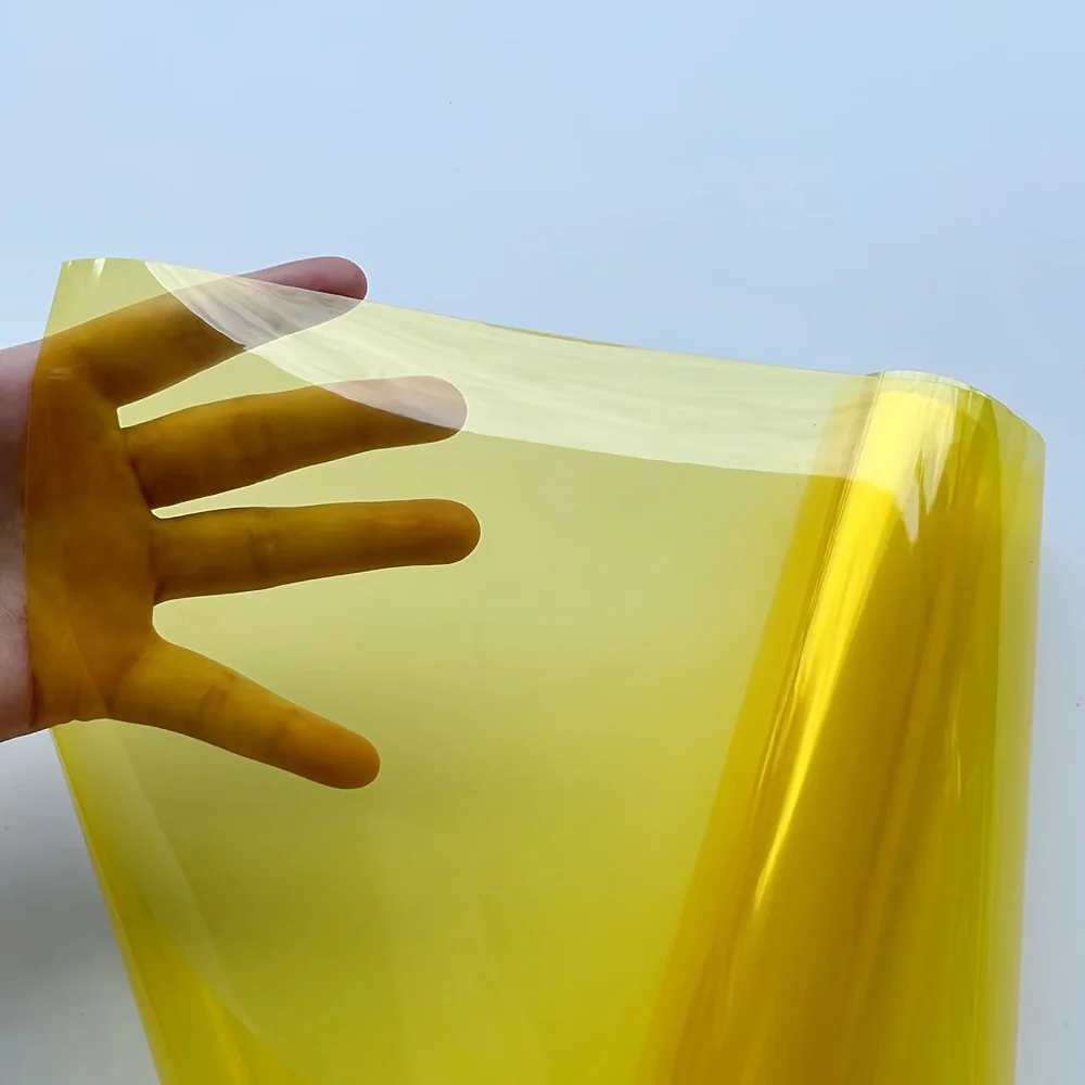 Luce per auto gialla Faro Fanale posteriore Tinta Pellicola in vinile Adesivo che copre la luce Pellicola per lampada posteriore Decorazione per auto Pellicola per luce automobilistica - immagine 6