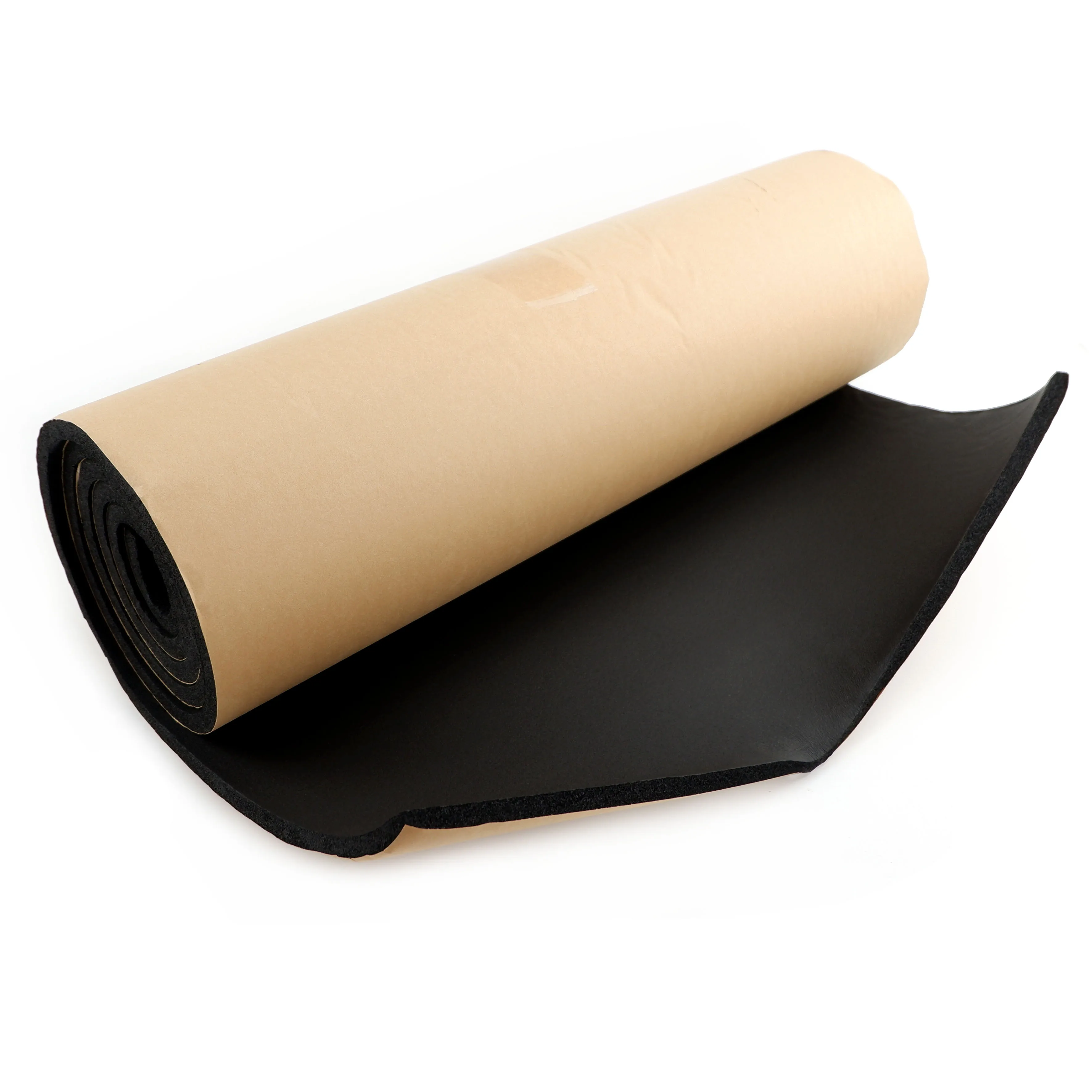 1 Roll 10mmx50cmx200cm Car Sound Proofing Deadening Truck Anti-noise Sound Insulation Cotton Heat Closed Cell Foam Self-adhesive
