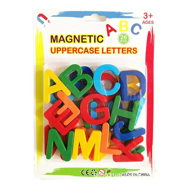 

Kids Magnetic Learning Alphabet Letters Plastic Refrigerator Stickers Toddlers Kids Learning Spelling Counting Educational Toys