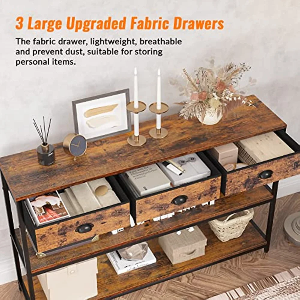 https://ae01.alicdn.com/kf/Sed0cb2b7df294636ad0ecaf32fca3926b/47-Console-Table-with-3-Drawers-Entryway-Table-with-3-Tier-Storage-Shelves-Narrow-Sofa-Table.jpg