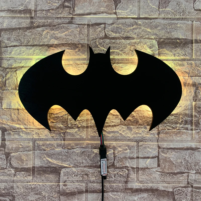 ZK50 3D LED Wall Light Superhero Atmosphere USB Night Light