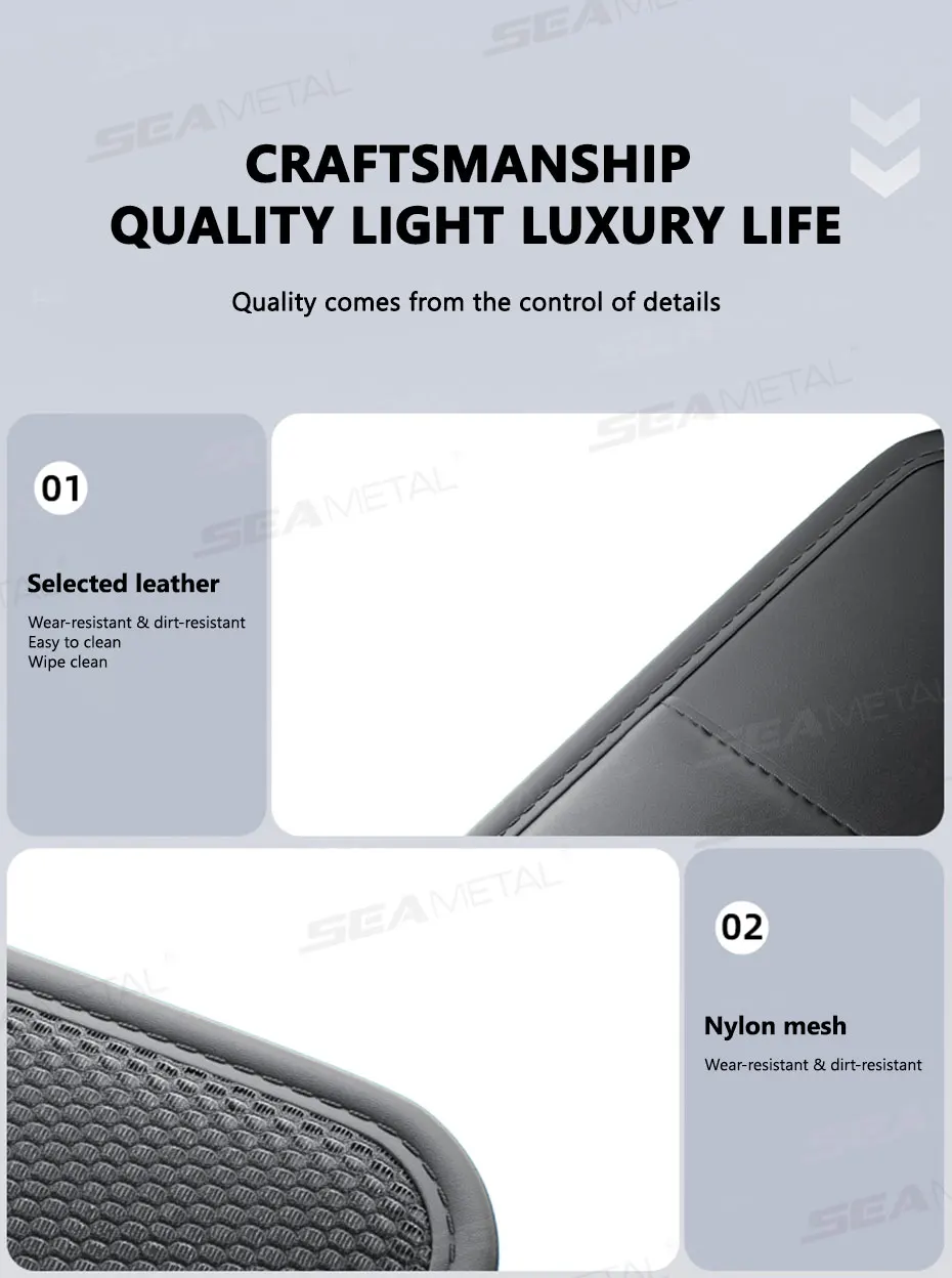 SEAMETAL Auto-Sonnenblenden-Aufbewahrungsbox, Innenraum-Organizer für Sonnenbrillen und Karten, Multifunktionale Sonnenschutz-Organizer-Tasche – Detail 16