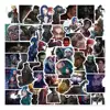 50PCS Cool Cartoon Anime Arcane Game Stickers For Cars Motorcycles Water cup Children's toy Luggage Computers Sticker 6