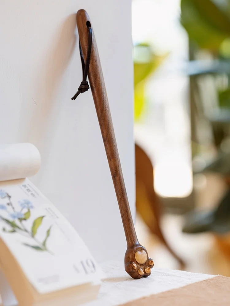 창의적인 고양이 발톱 모양 스크래쳐, 천연 나무 등 마사지 도구, 스승의 날 선..
