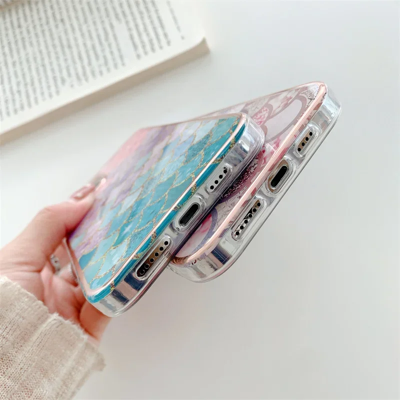 Stylish Anti-Fall Painted Phone Case for Motorola Edge and G Series