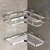Bathroom Storage Rack, Bathroom Corner Organizer and Storage Rack, Wall Mounted Household Items and Storage Supplies 2