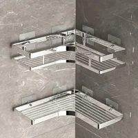 Bathroom Storage Rack, Bathroom Corner Organizer and Storage Rack, Wall Mounted Household Items and Storage Supplies 2