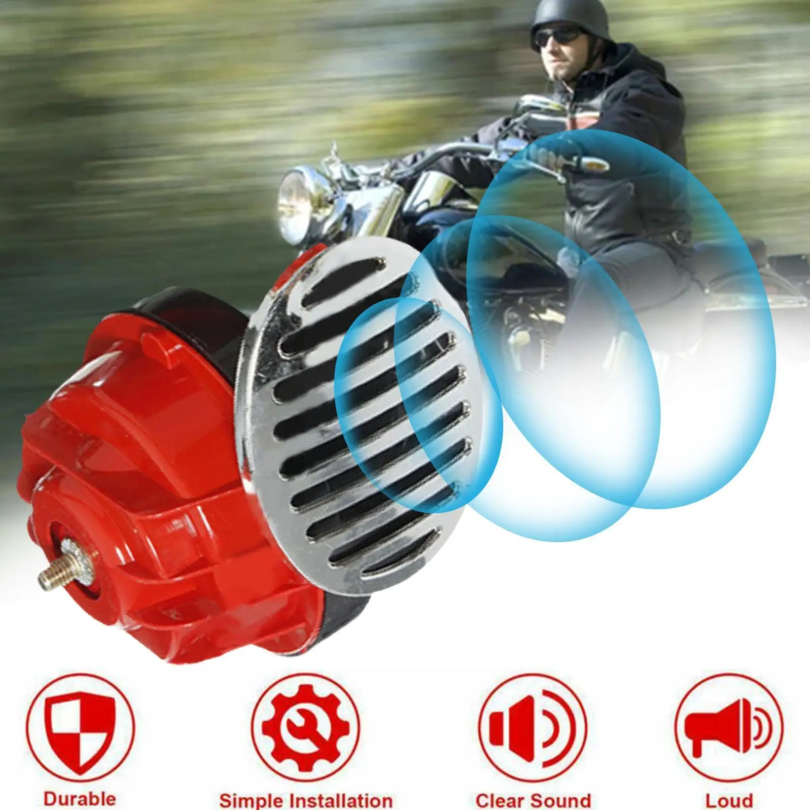 12V 300db Super Train Horn For Power Supplies Car-boat Motorcycles Automotive Loudspeaker Car Speaker Sound Signal C2A7