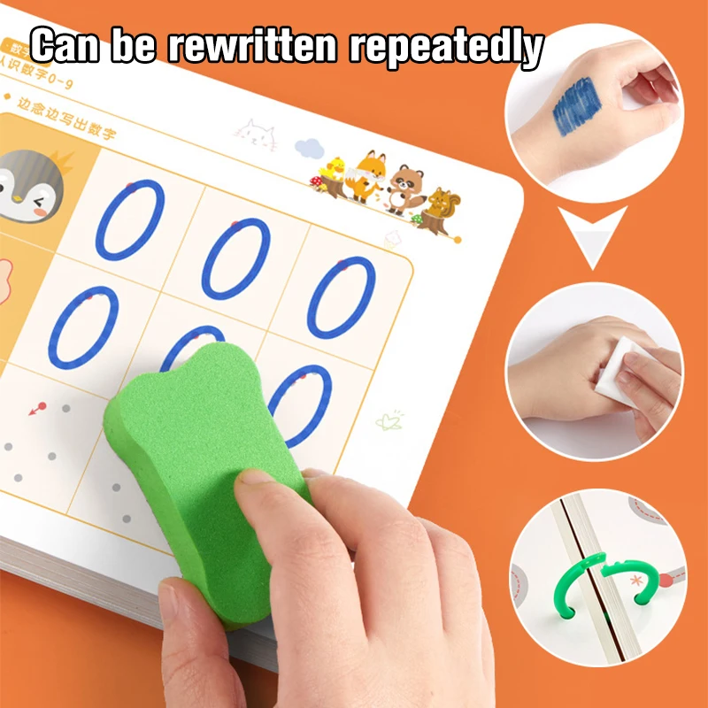 Children Montessori Drawing Toy Pen Control Training Color Shape Math Match Game Set Toddler Learning Activities Educational Toy 4