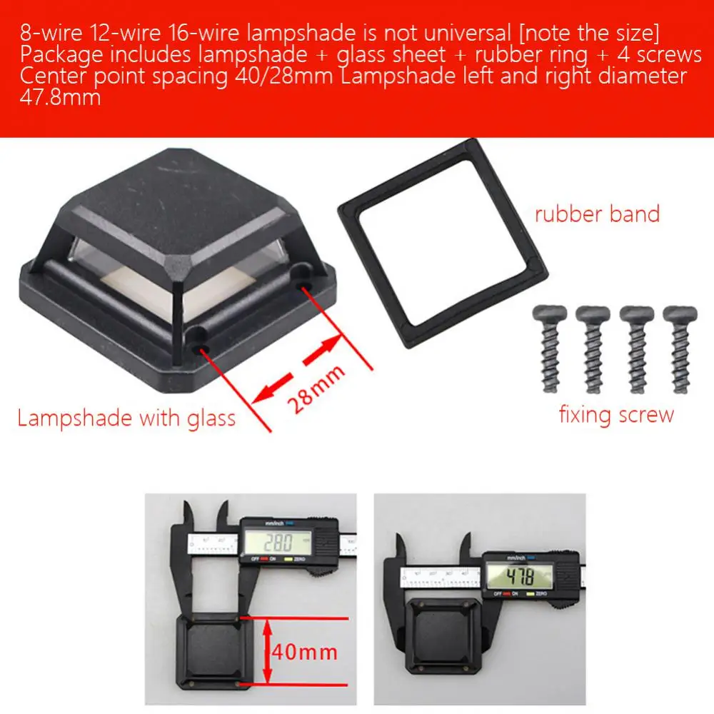 

MaKeDa Laser Level Protective Glasses for 3D 12 Lines Vertical and Horizontal Lasers Glass Protective Cover Accessories