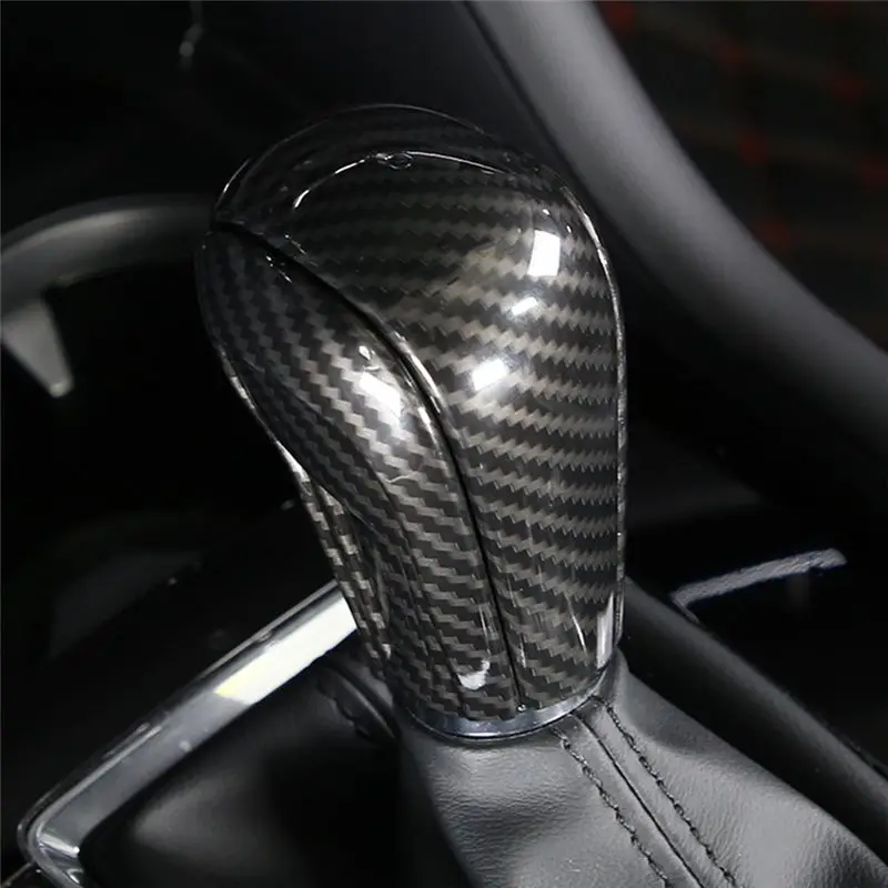 RR-자동차 기어 헤드 커버 시프트 노브 핸들 커버 트림 For Mazda 3 BP Axela CX-30 CX30 CX-50 2020-2022