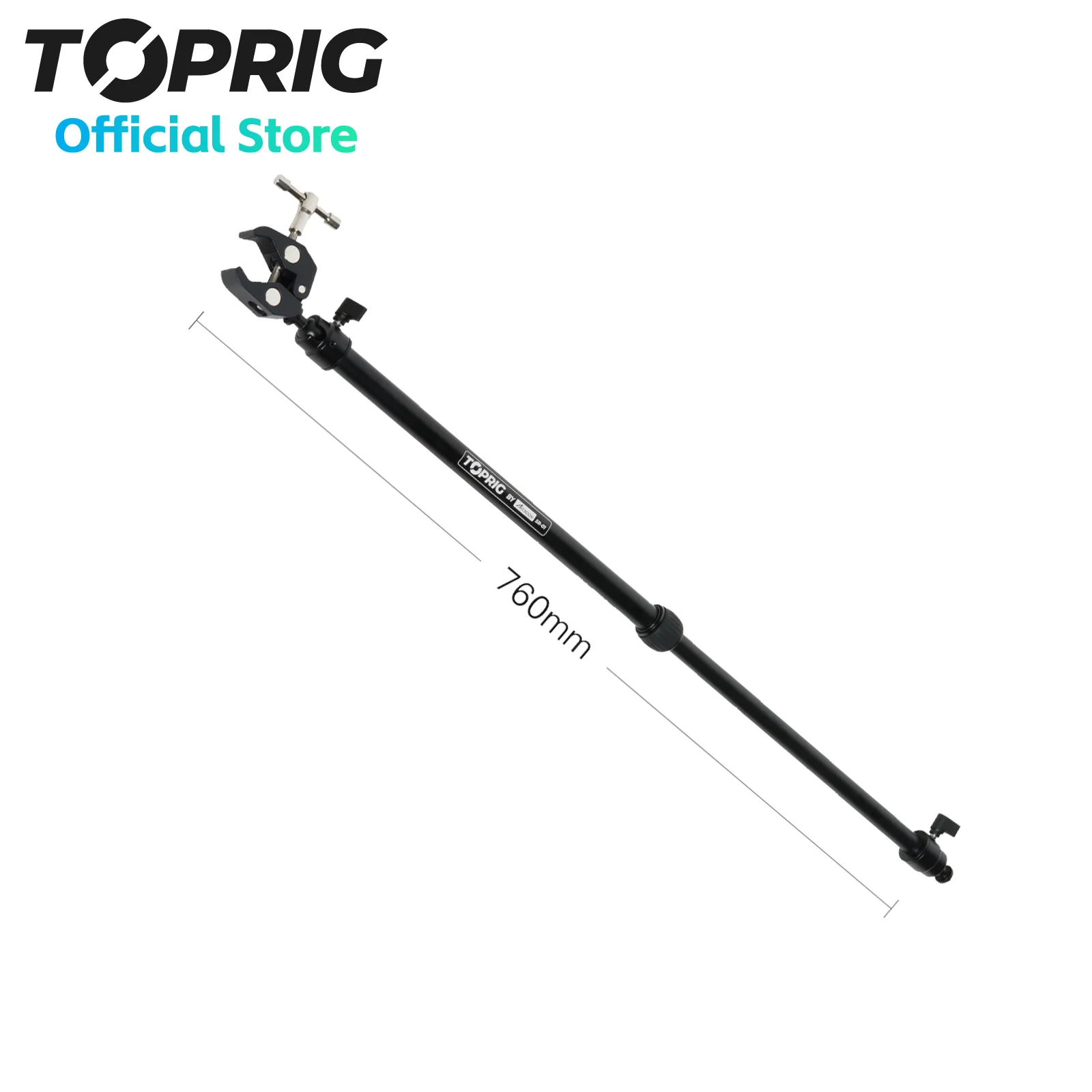 Camera Video Slider Rail Support Rod for Mounting Slider Dolly Track Photography DSLR Stabilizer System Tripod Accessory Toprig