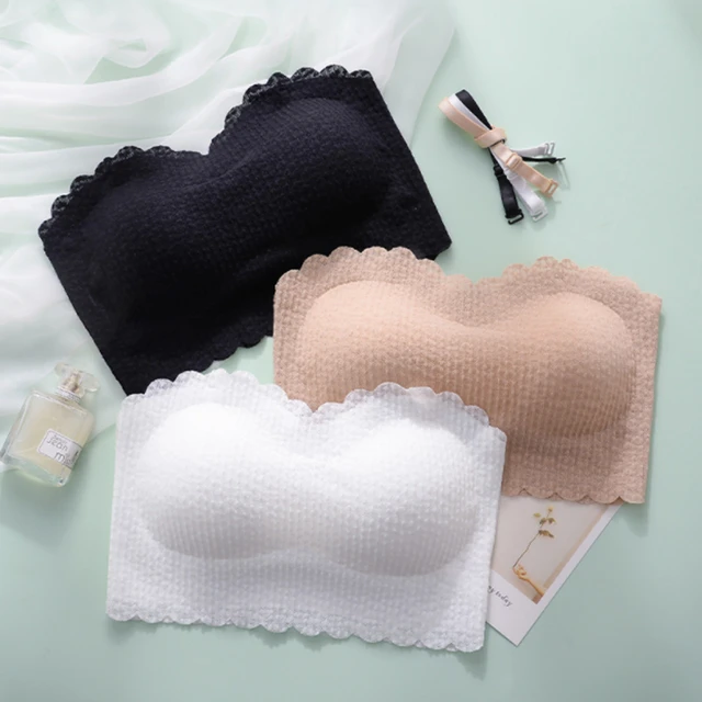 Tube Top Underwear Female Small Breast Gathering Non-slip No Trace