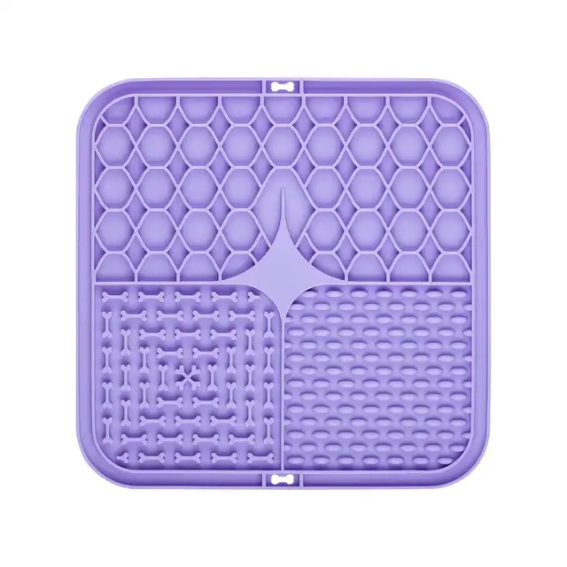 Pet Lick Silicone Mat for Dogs Pet Slow Food Plate Dog Bathing Distraction Silicone Dog Sucker Food Training Dog Feeder Supplies 3