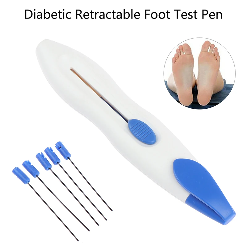 

Foot Tester Diabetes Monofilament Retractable Diagnostic Folder Pen Tool Set New