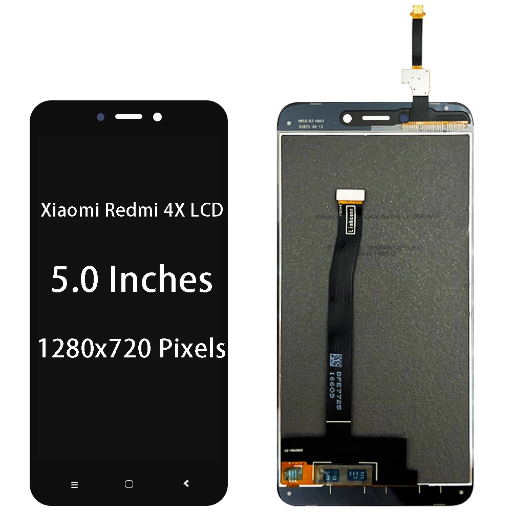 5.0" LCD for Xiaomi Redmi 4X Display Touch Screen Digitizer Assembly With Frame for Redmi 4x Replacement LCD Parts lcd display screen