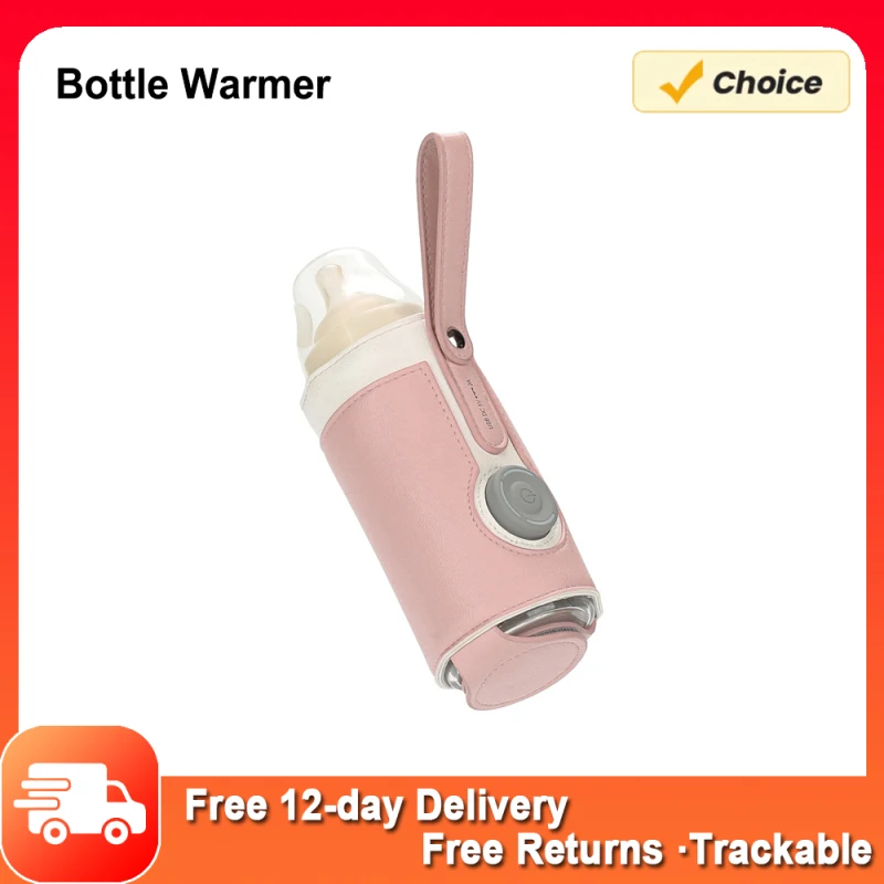Portable Baby Bottle Warmer 3 Levels Constant Temperature Warming for Breastfeeding Night Feeding Daily Use Travel Bottle Warmer bottle warmer milk bottle heater