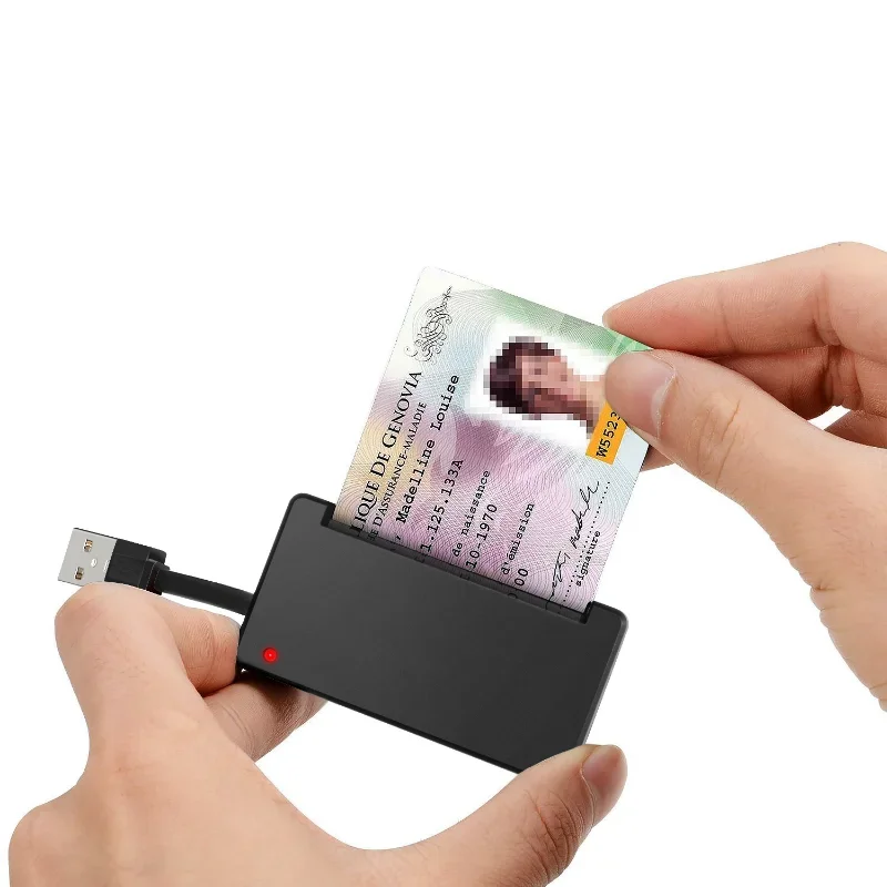 USB 2.0 스마트 카드 리더 메모리, ID 뱅크 EMV 전자 DNIE dni 시민 SIM 복제기 커넥터 어댑터 PC 컴퓨터용