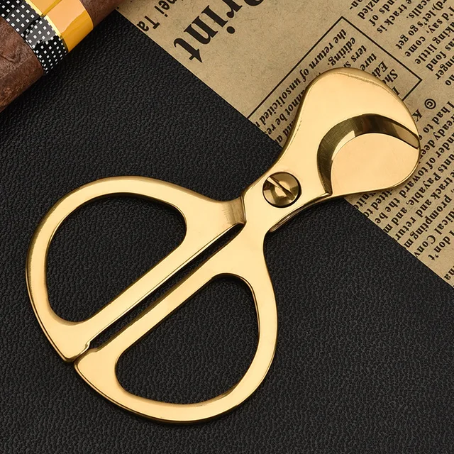 Portable Stainless Steel Cigar Cutter Pocket Double Blade Cigarette Cutting Smoking Accessories High Quality - Image 4