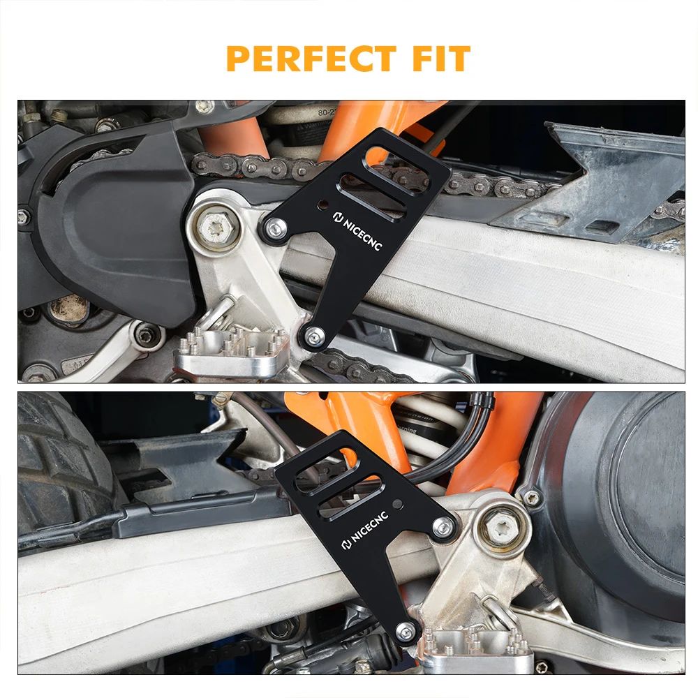 Für KTM 690 Enduro/R SMC/R 2008–2024, Fersenschutzabdeckung, geräuschlose Taschen, Montagehalterung, Husqvarna 701 2016–2023, GasGas ES/SM 700 – Detail 2