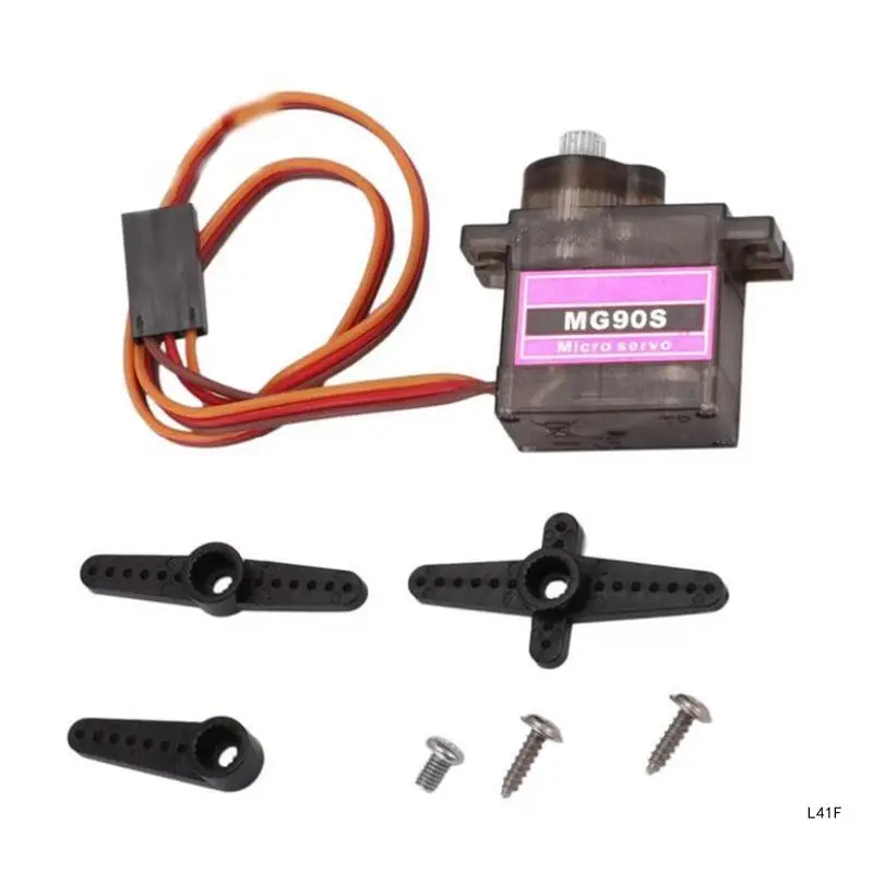 

MG90s Metal Geared Micro Servo for Toy Boat Car Helicopter Micro Metal