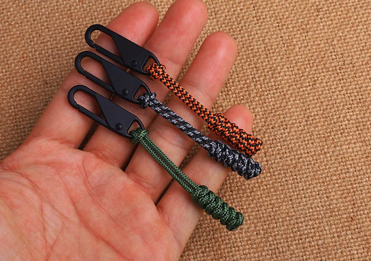 5pcs High Quality Zipper Pullers Durable Wear-resistant Cord Zipper Replacement Zippers Convenient Extend Puller