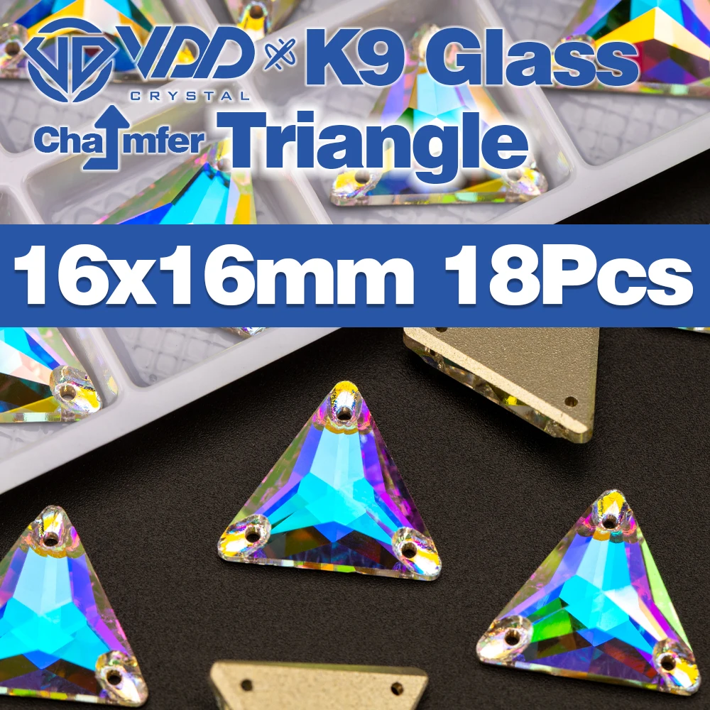 Premium K9 Glass Sew-On Rhinestones - Top Quality Crystal AB Flatback Stones for Clothing and Wedding Accessories