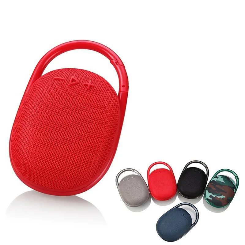 Haut-parleur Bluetooth extérieur portable, carte enfichable, caisson de basses domestique, petit haut-parleur, CLIP4