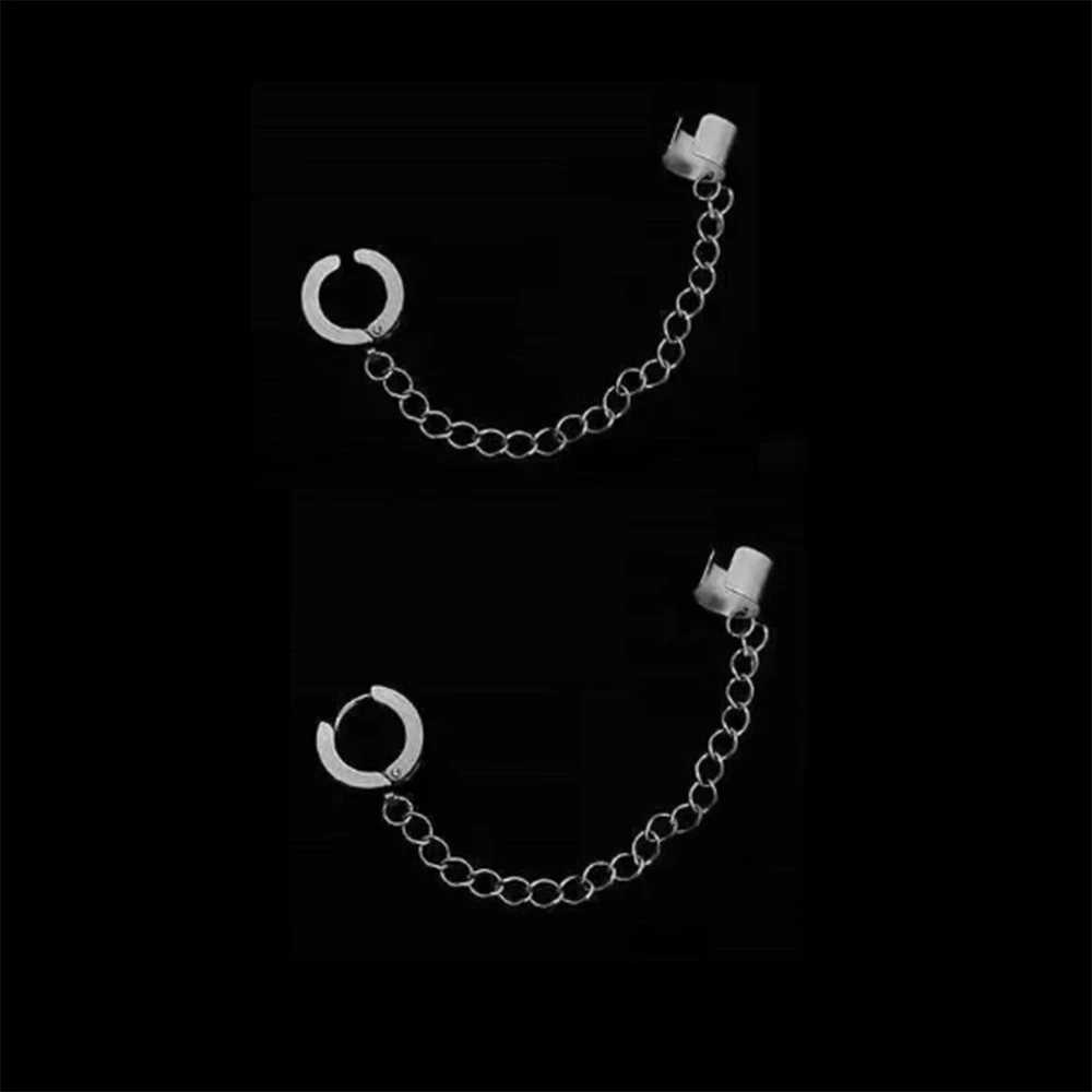 Fashionable Punk Stainless Steel WOMEN'S Chain Ear Clip 1 Pc