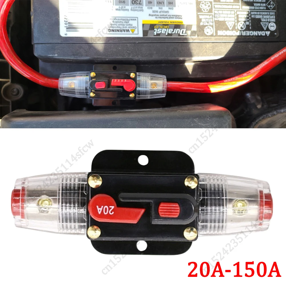 Resettable Circuit Breaker 12V 24V for Car Audio