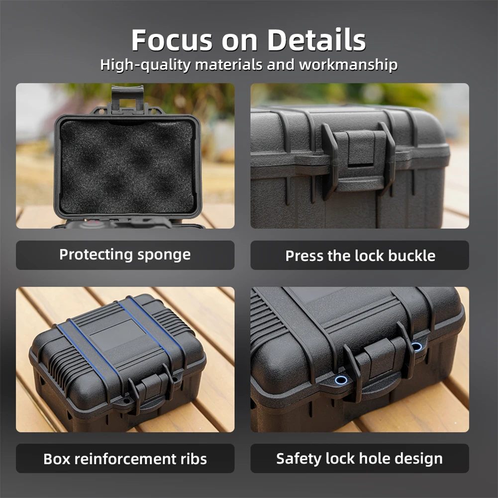 New Carry Case For DJI Osmo Action 5 Pro/Action 4/3 Waterproof Shell Protective Box Hard Shell Storage Case Camera Accessories
