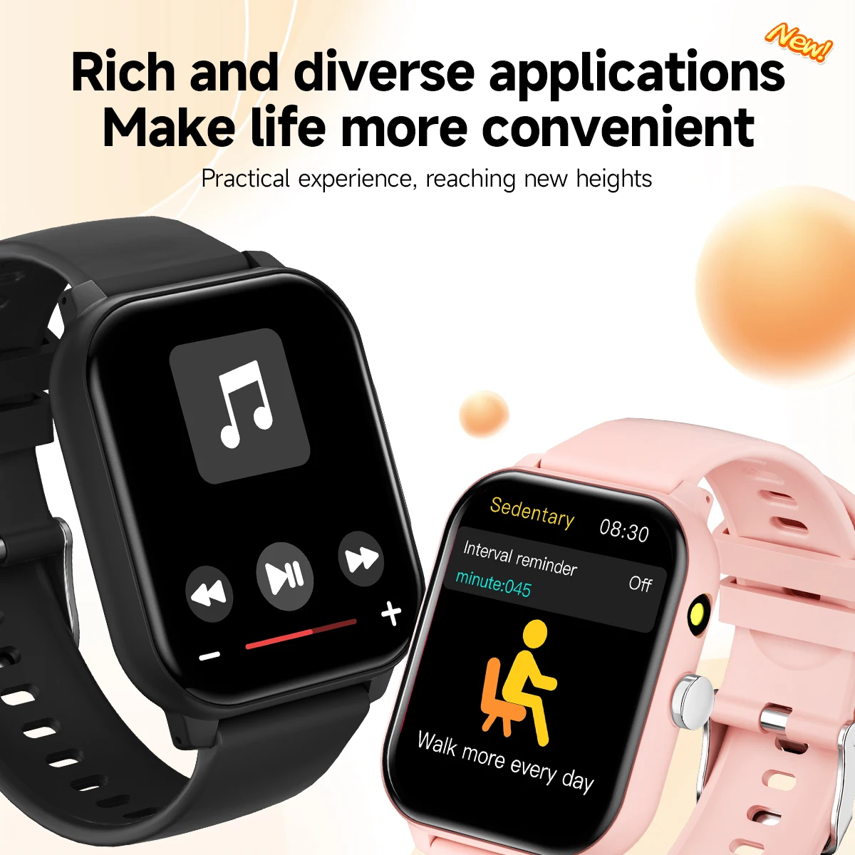 2026 New 1.83-inch Screen Smartwatch With Wireless Call, Rich Watch Dial, Music Player, Message Push, Flashlight, Smart_voghion.com