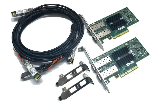 Mellanox MNPH29D-XTR ConnectX Dual Port 10Gigabit Network PCI-E Card - Foto 8