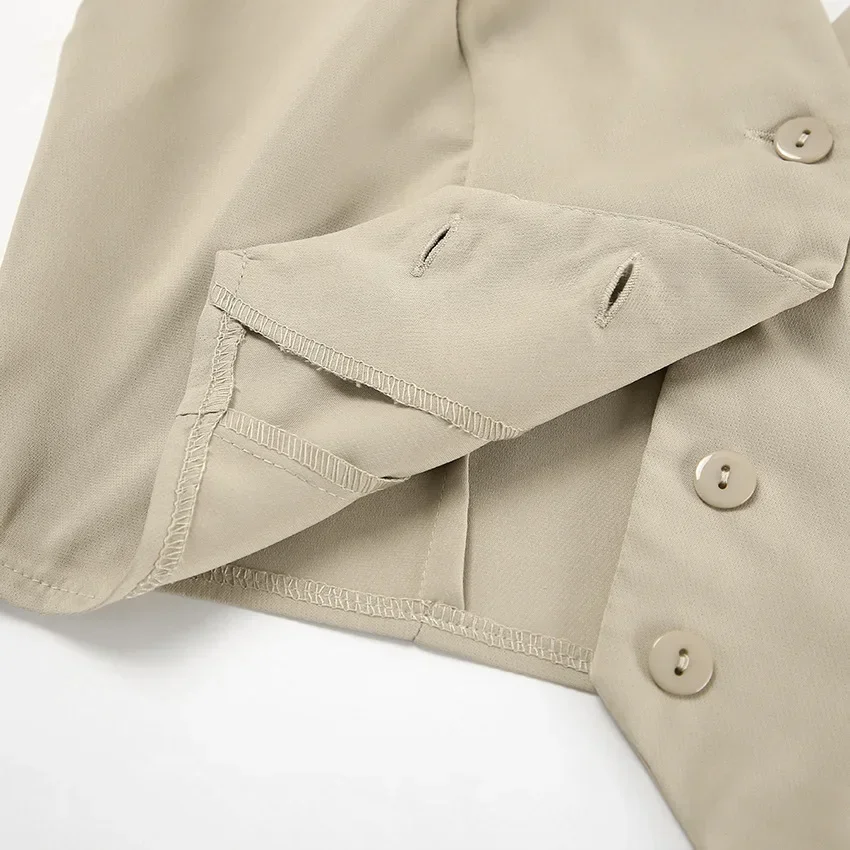 Women Backless Button Vest Shorts Sets Cotton Linen Vintage V Neck Vest Blazer with High Waist Wide Leg Shorts 2 Pieces Sets