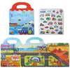 Reusable Sticker Book Cartoon DIY Puzzle Educational Cognition Learning Toys Cute Stickers Gift For Children Age 3 1