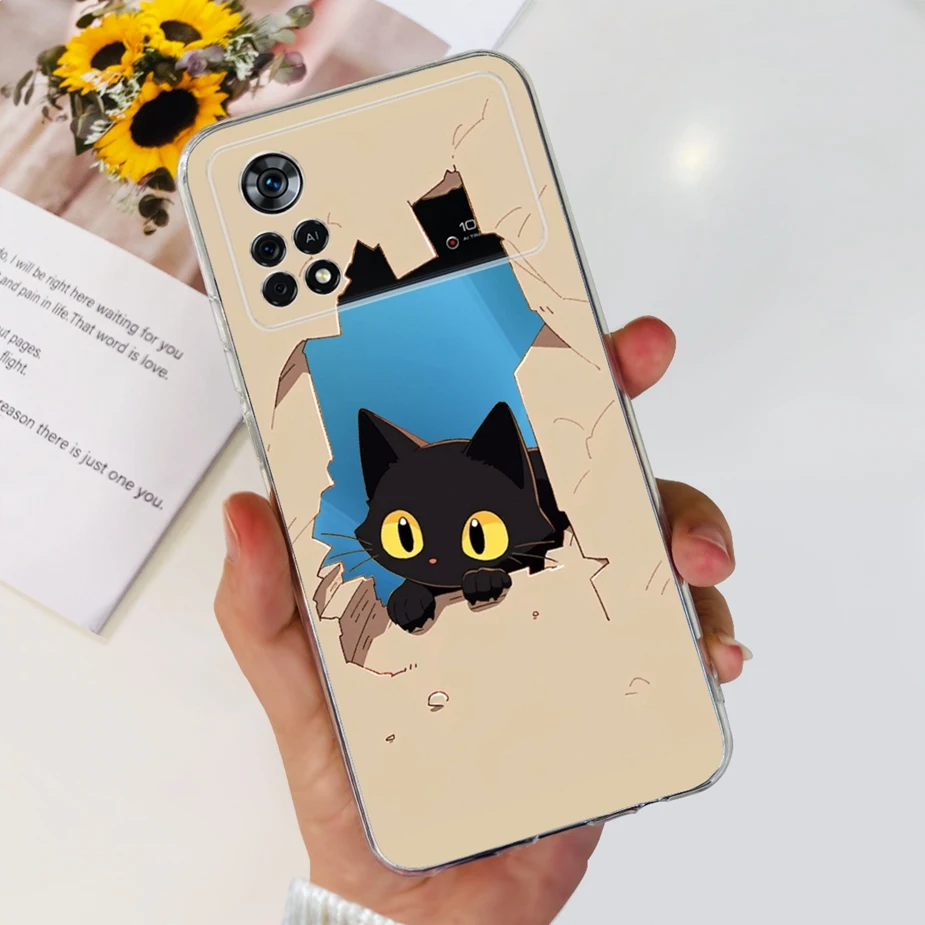 New Fashion Painted Clear Silicone Phone Case - Soft Protective Cover for Xiaomi Poco X4 Pro 5G